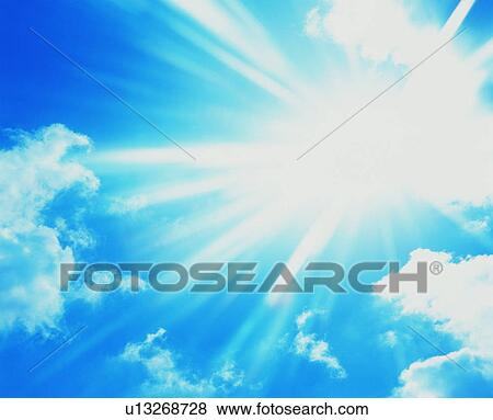 Blue sky and clouds View Large Photo Image Stock Photo - Blue sky and clouds. Fotosearch