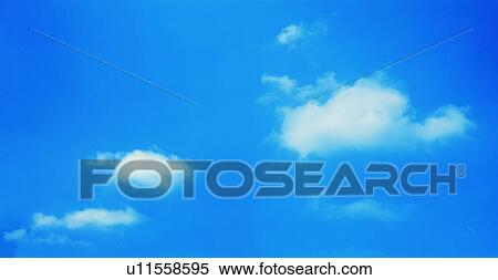 Stock Photography - Blue sky and clouds. Fotosearch
