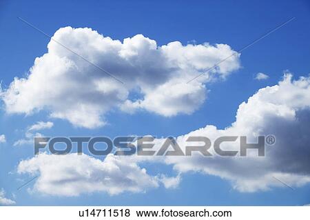 Stock Photo - Blue sky with cloud. Fotosearch