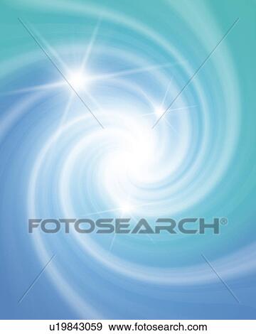 Stock Photo - Blue swirl and lights. Fotosearch