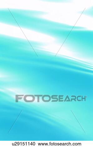 Stock Image - Blue water surface. Fotosearch