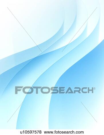 Stock Photo - Blue Wave, Illustration. Fotosearch