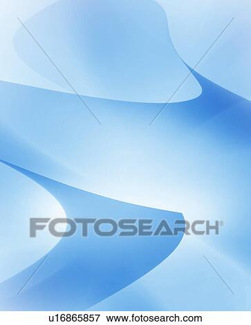 Blue Wave, Illustration View Large Photo Image Stock Photo - Blue Wave, Illustration. Fotosearch