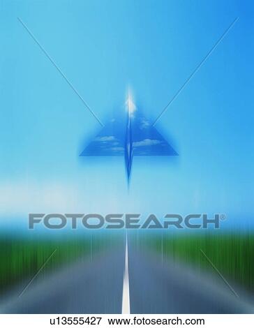 Blurred road with paper plane reflecting clouds View Large Photo Image Stock Photo - Blurred road with paper plane reflecting clouds. Fotosearch