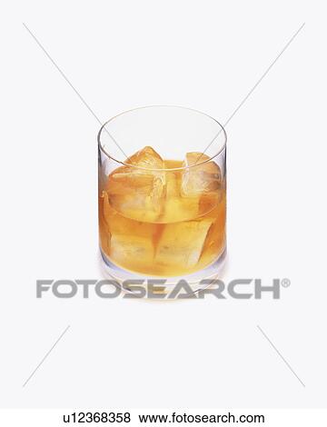 Stock Photo - Bourbon on the Rocks. Fotosearch