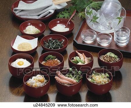 Stock Photo - Bowls of Soba. Fotosearch