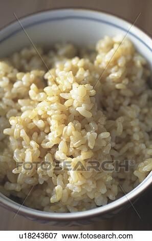 Brown rice View Large Photo Image Stock Photo - Brown rice. Fotosearch