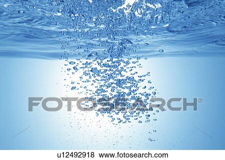 Stock Photo - Bubbles underwater. Fotosearch