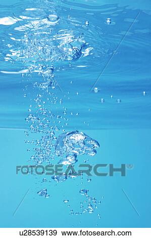 Stock Photo - Bubbles underwater. Fotosearch