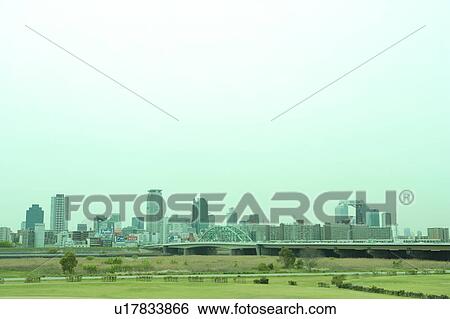 Building and Riverside View Large Photo Image Stock Photograph - Building and Riverside. Fotosearch