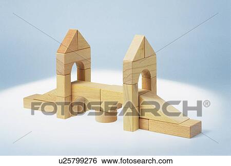 Stock Photograph - Building blocks. Fotosearch