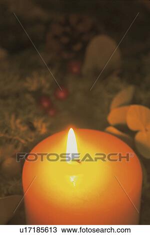 Burning candle, close up, long exposure View Large Photo Image Stock Image - Burning candle, close up, long exposure. Fotosearch