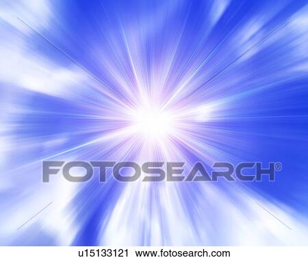 Burst of sunlight in a blue sky View Large Photo Image Stock Image - Burst of sunlight in a blue sky. Fotosearch