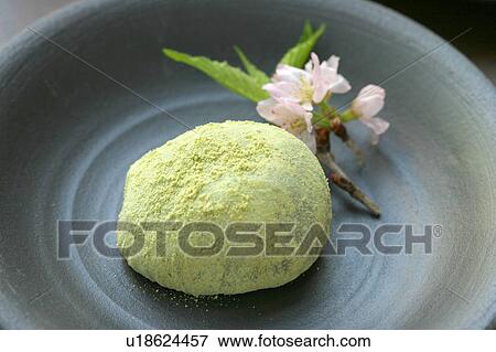 Bush warbler rice cake View Large Photo Image Stock Photo - Bush warbler rice cake. Fotosearch