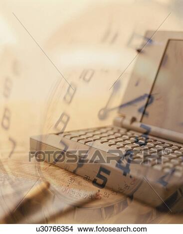 Picture - Business deadline - digital composite. Fotosearch
