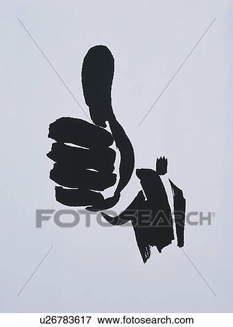 Stock Photo - Businessman with thumbs up. Fotosearch