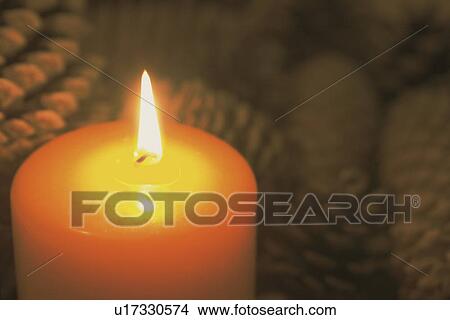 Candle View Large Photo Image Picture - Candle. Fotosearch