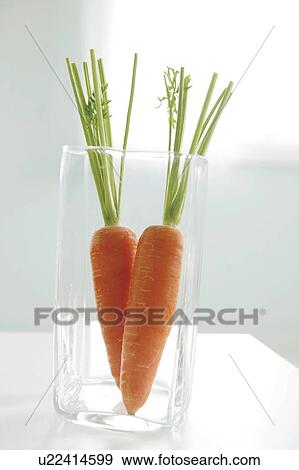 Stock Photo - Carrots in glass. Fotosearch