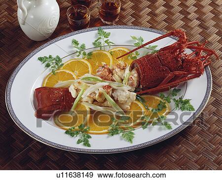 Stock Photo - Chinese Fried Lobster. Fotosearch