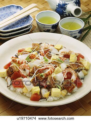 Picture - Chirashi zushi. Fotosearch
