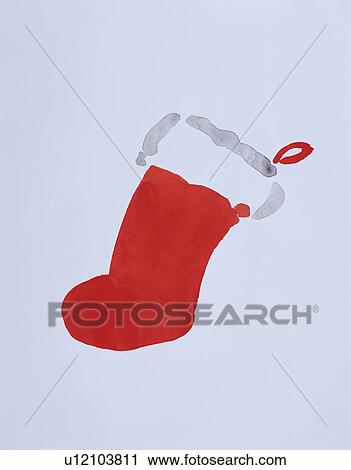 Stock Image - Christmas stocking. Fotosearch