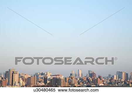 Stock Photography - Cityscape of Roppongi, Minato ward, Tokyo Prefecture, Honshu, Japan. Fotosearch