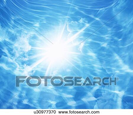 Clouds and sun reflected in swimming pool surface View Large Photo Image Stock Image - Clouds and sun reflected in swimming pool surface. Fotosearch