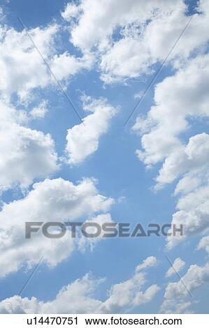 Clouds in blue sky, blue background, Tokyo prefecture, Japan View Large Photo Image Stock Image - Clouds in blue sky, blue background, Tokyo prefecture, Japan. Fotosearch