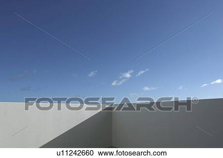 Stock Image - Clouds in blue sky. Fotosearch