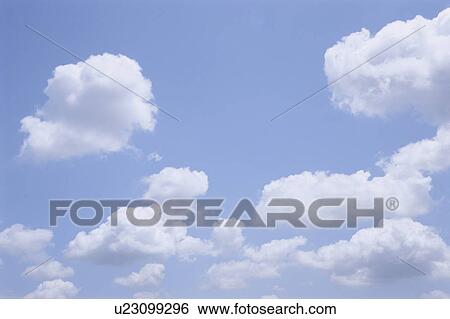 Clouds in blue sky View Large Photo Image Stock Photograph - Clouds in blue sky. Fotosearch