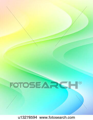 Colorful Wave, Illustration View Large Photo Image Picture - Colorful Wave, Illustration. Fotosearch