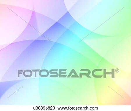Stock Image - Colorful Wave, Illustration. Fotosearch