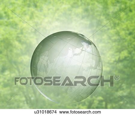Computer Graphic Image of Globe View Large Photo Image Picture - Computer Graphic Image of Globe. Fotosearch