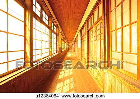 Corridor in School View Large Photo Image Picture - Corridor in School. Fotosearch