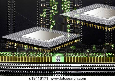CPU View Large Photo Image Stock Image - CPU. Fotosearch