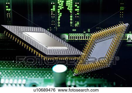 Stock Photograph - CPU. Fotosearch