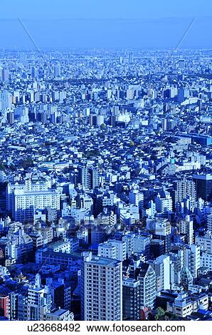 Stock Image - Crowded Buildings. Fotosearch