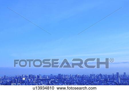 Crowded Tall Buildings and Blue Sky View Large Photo Image Stock Image - Crowded Tall Buildings and Blue Sky. Fotosearch