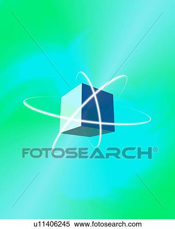 Cube with rings View Large Photo Image Stock Photography - Cube with rings. Fotosearch
