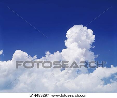 Stock Photo - Cumulonimbus clouds, Biei town, Hokkaido prefecture, Japan. Fotosearch