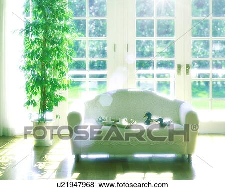 Cups of coffee on sofa in living room, computer graphic View Large Photo Image Stock Photo - Cups of coffee on sofa in living room, computer graphic. Fotosearch