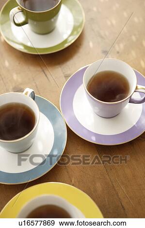 Stock Photo - Cups of coffee. Fotosearch