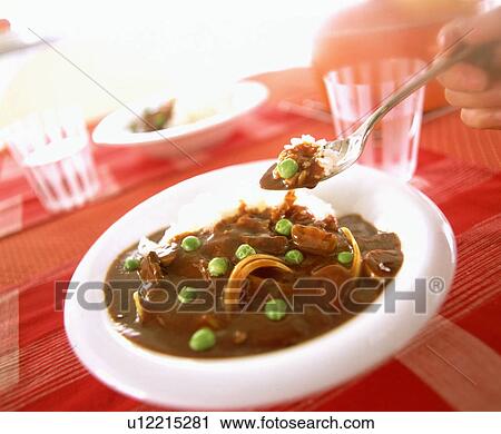 Stock Image - Curry dish. Fotosearch