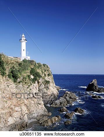 Daiozaki lighthouse, Shima city, Mie prefecture, Japan View Large Photo Image Stock Photography - Daiozaki lighthouse, Shima city, Mie prefecture, Japan. Fotosearch