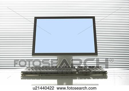 Stock Image - Desktop PC. Fotosearch