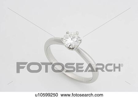 Diamond ring, white background View Large Photo Image Stock Image - Diamond ring, white background. Fotosearch