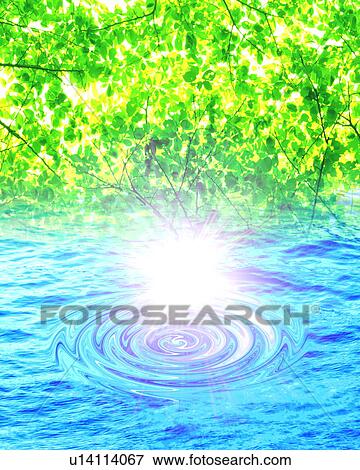 Digital composite of tree branches and rippled water View Large Photo Image Stock Photo - Digital composite of tree branches and rippled water. Fotosearch