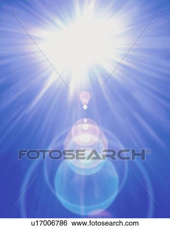 Stock Photograph - Digital sunburst. Fotosearch