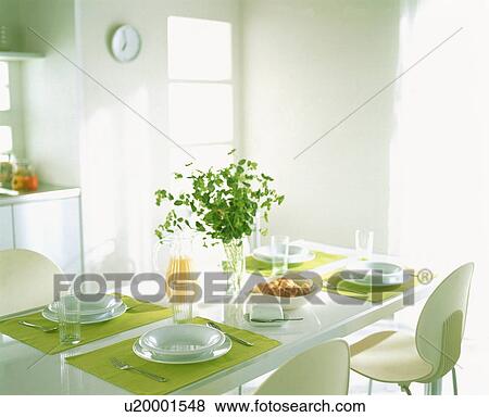 Stock Photo - Dining room table. Fotosearch