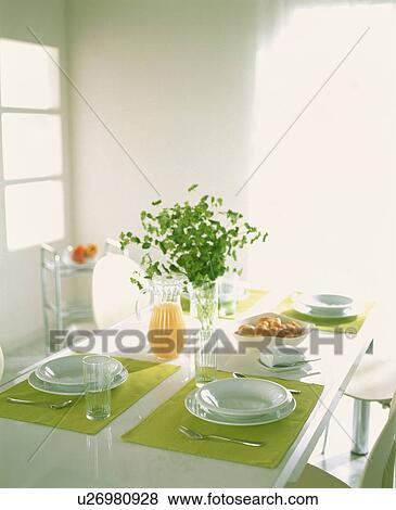 Stock Photo - Dining room table. Fotosearch